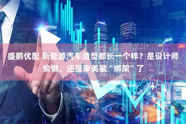 盛鹏优配 新能源汽车造型都长一个样？是设计师偷懒，还是审美被“绑架”了